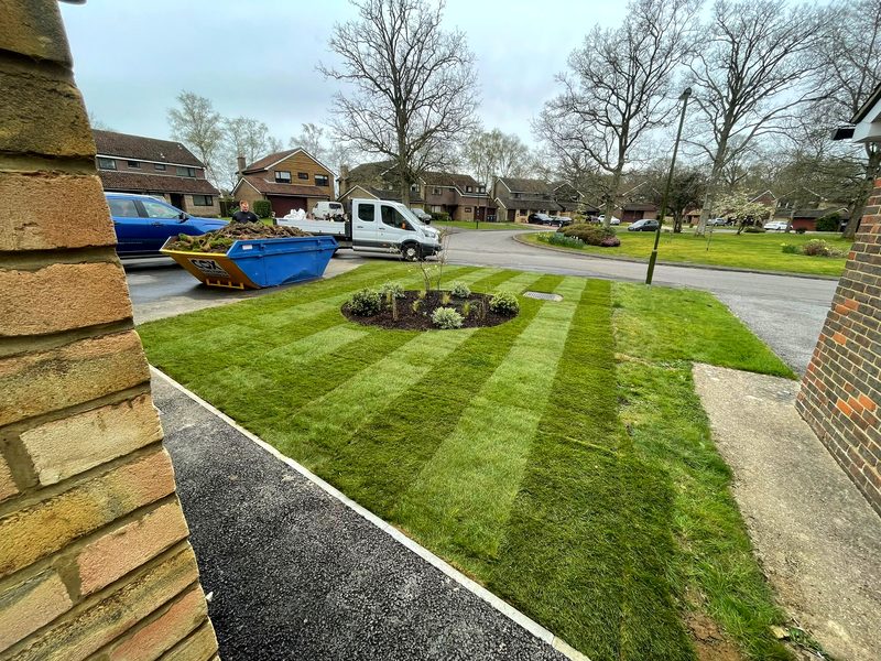Block-paved driveway